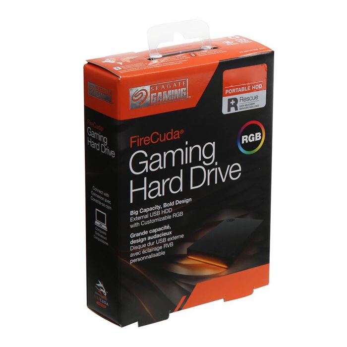 Seagate 2TB FireCuda Gaming USB 3.0 RGB zunanji HDD disk