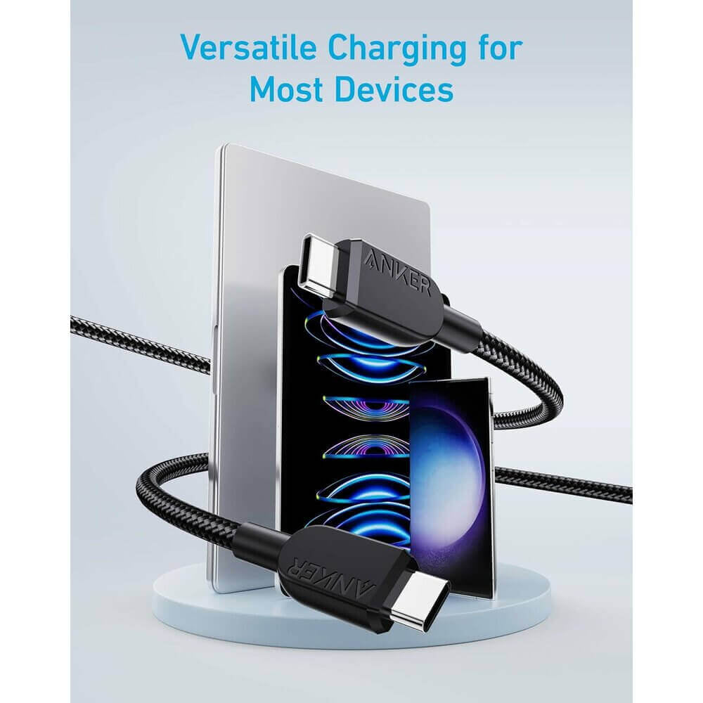 Anker 310 USB-C na USB-C kabel 240 W, 1,8m, črn