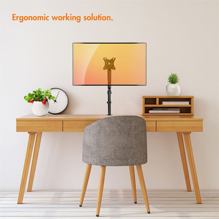 VonHaus enojni nosilec za monitor do diagonale 32'', plinski drog