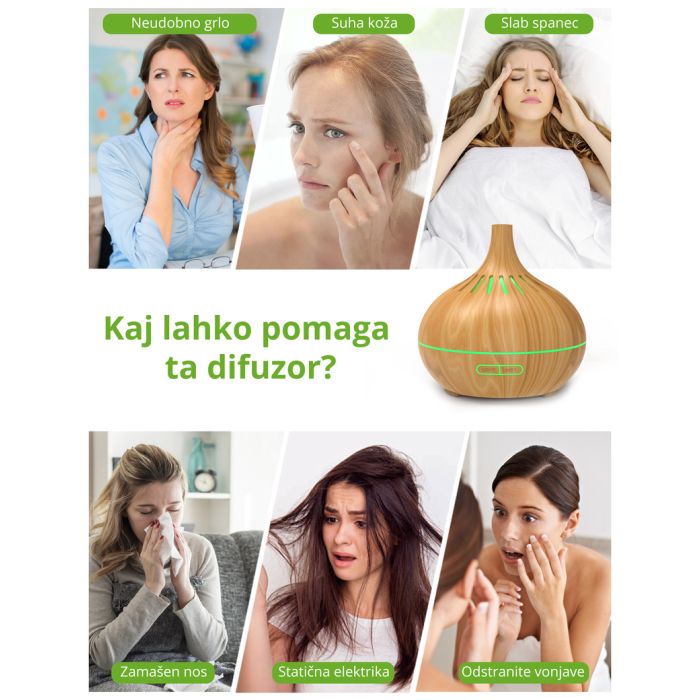 Anjou oljni difuzor svetel les ADA023-L