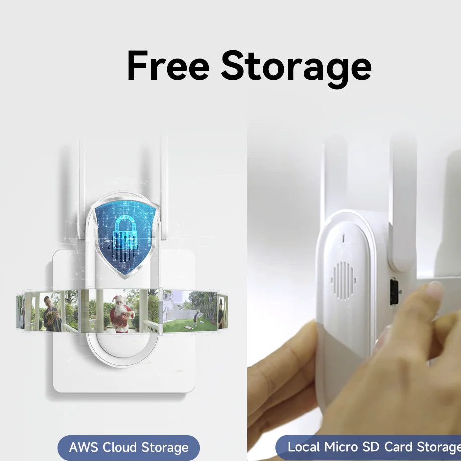 IMILAB 2.5K Wi-Fi baterijski video zvonec