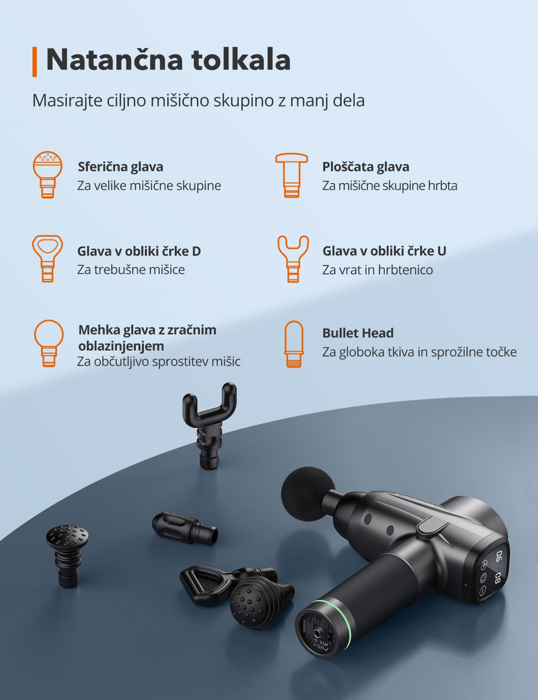 TaoTronics masažna pištola TT-PCA003