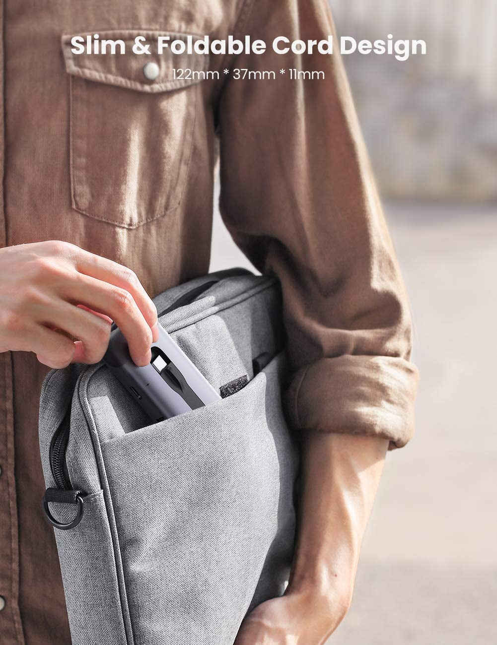 UGREEN USB-C Hub 5v1 4K HDMI, 2x USB 3.0, USB-C PD 3.0 - box