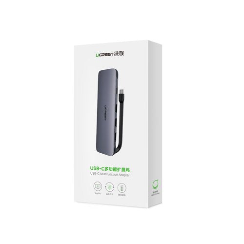 UGREEN USB-C Hub 5v1 4K HDMI, 2x USB 3.0, USB-C PD 3.0 - box