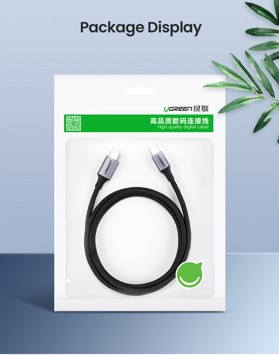Ugreen 100W PD kabel USB-C 2m - polybag