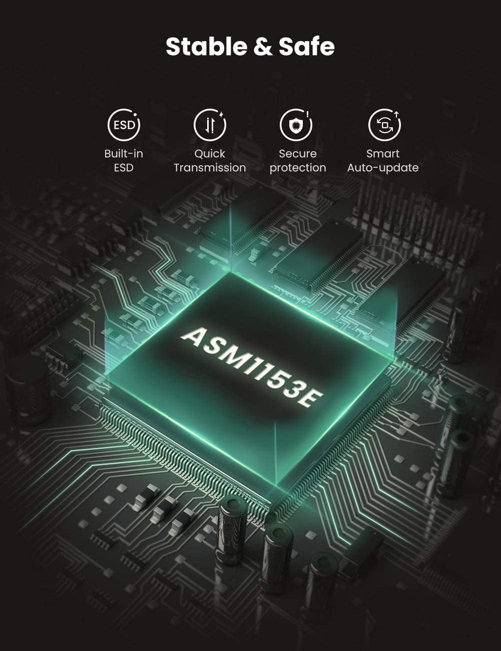 Ugreen USB-C 3.1 na SATA Adapter za 2.5“ - box