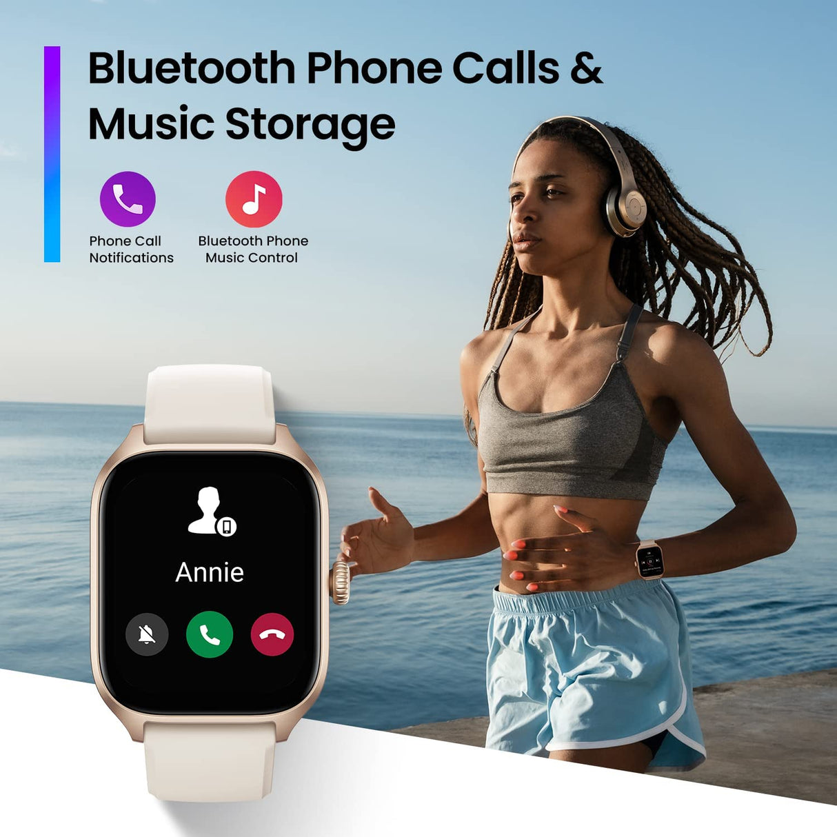 Amazfit GTS4 pametna ura, bela