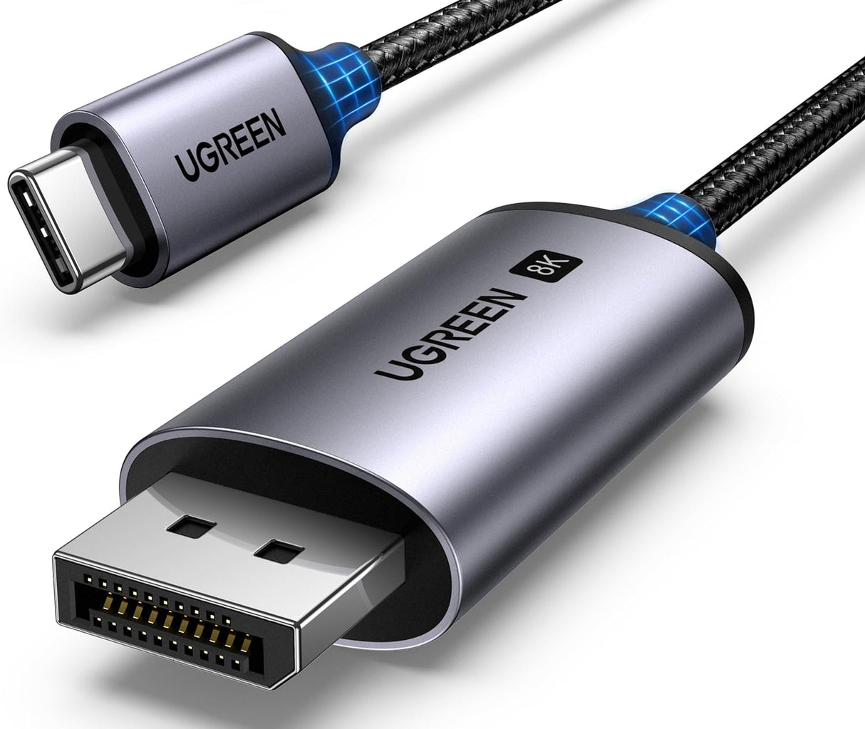 Ugreen kabel USB C v DisplayPort 1.4 8K@60Hz 4K@240Hz, 2M