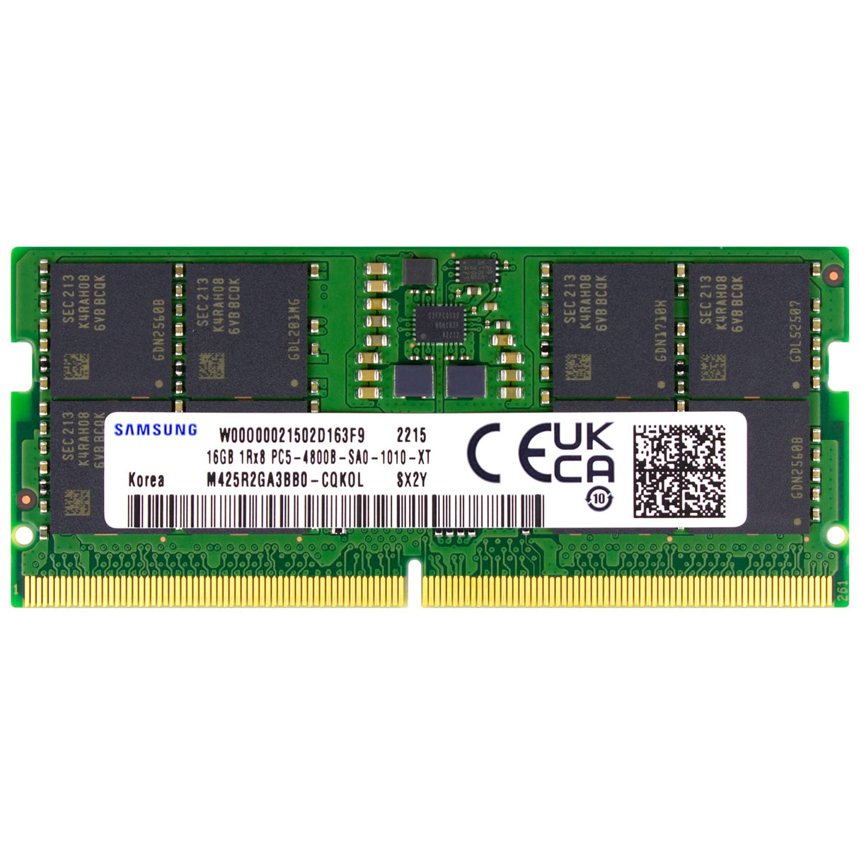 Samsung 32GB DDR5-4800 SODIMM, 1.1V