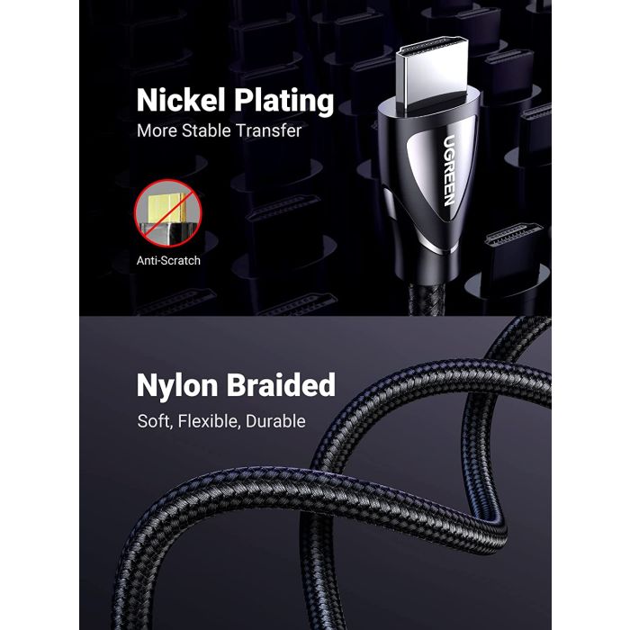 Ugreen 8K HDMI kabel 2.1 8K@60Hz 4K@120Hz, 3M - polybag