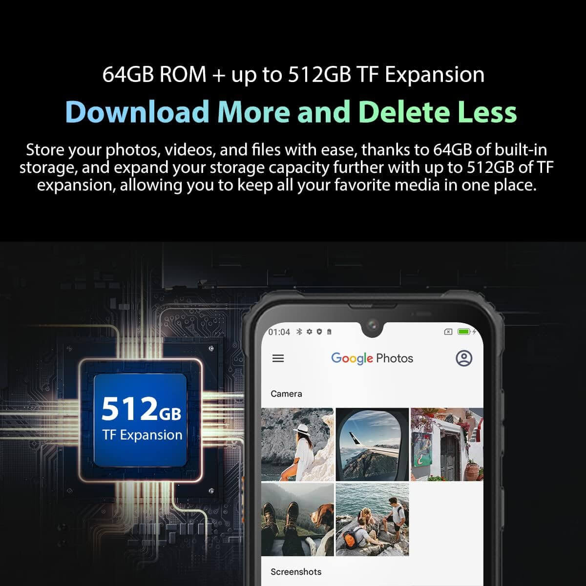 Blackview pametni robustni telefon BV5300 PRO 4/64GB, črn