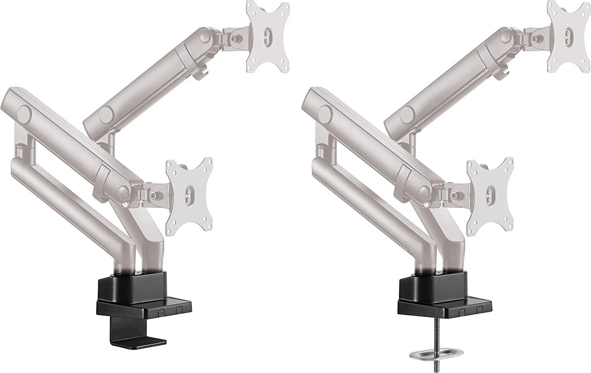 IcyBox dvojni nosilec za monitor do diagonale 32'' z montažo na rob mize