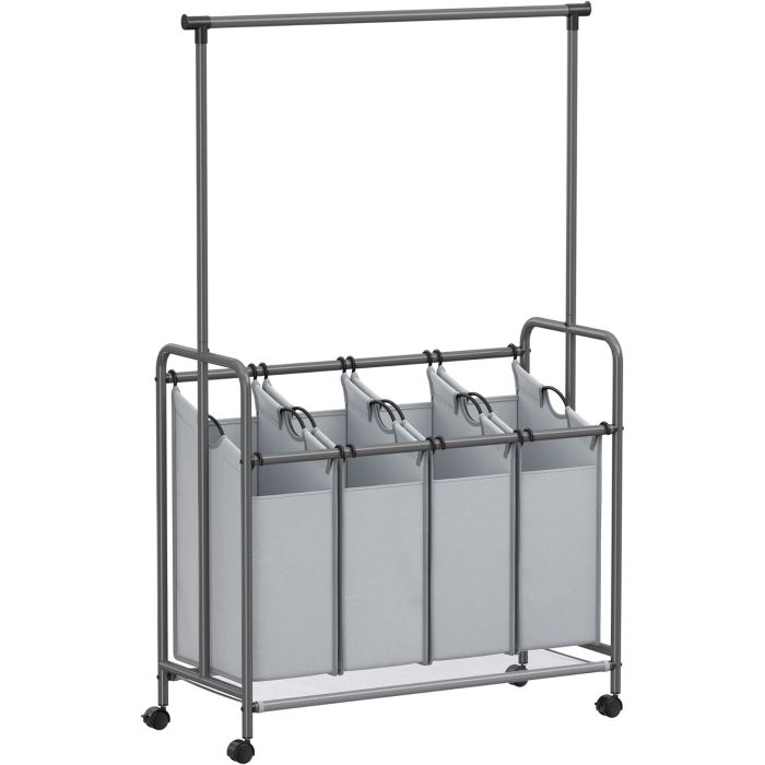 SONGMICS Košara za perilo s 4 predelki RLS44GS