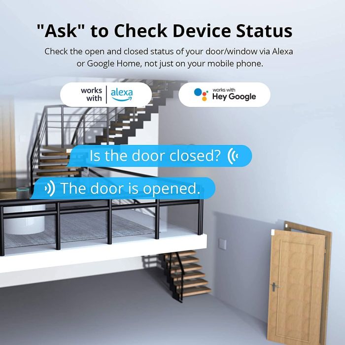 SONOFF senzor za vrata in okna Wi-Fi DW2 WiFi