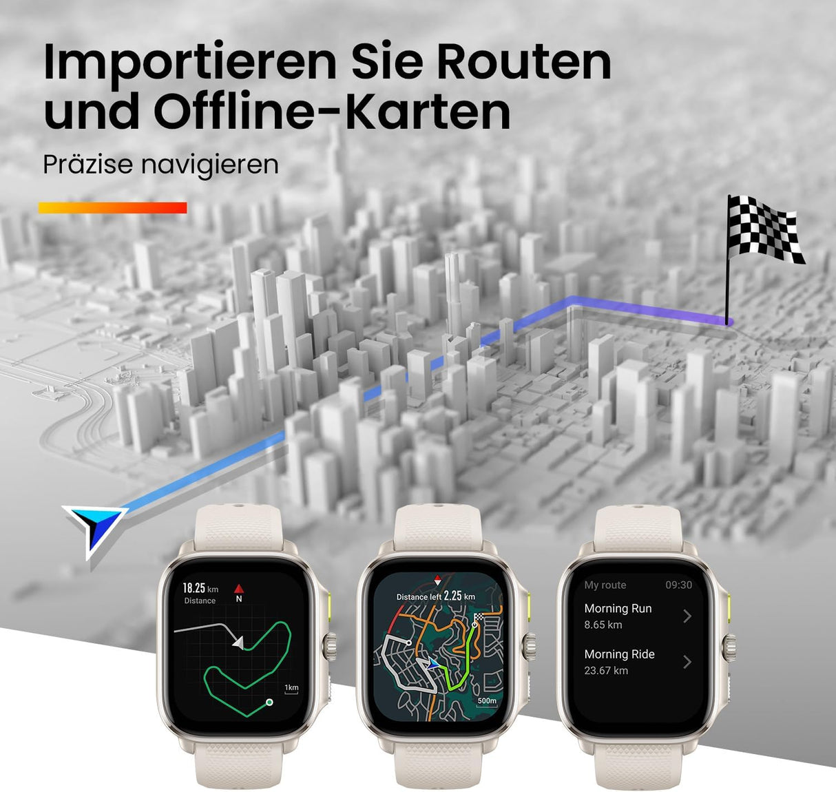 Amazfit Cheetah pametna ura, šampanjec barva, kvadratna