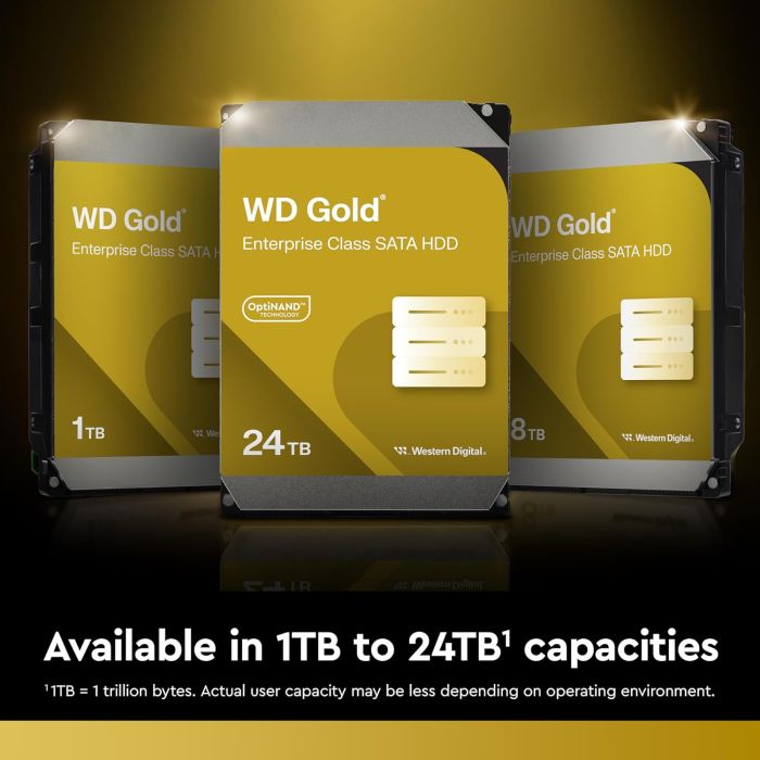 WD 20TB Gold 3,5" SATA 6Gb/s 7200rpm 512MB HDD disk