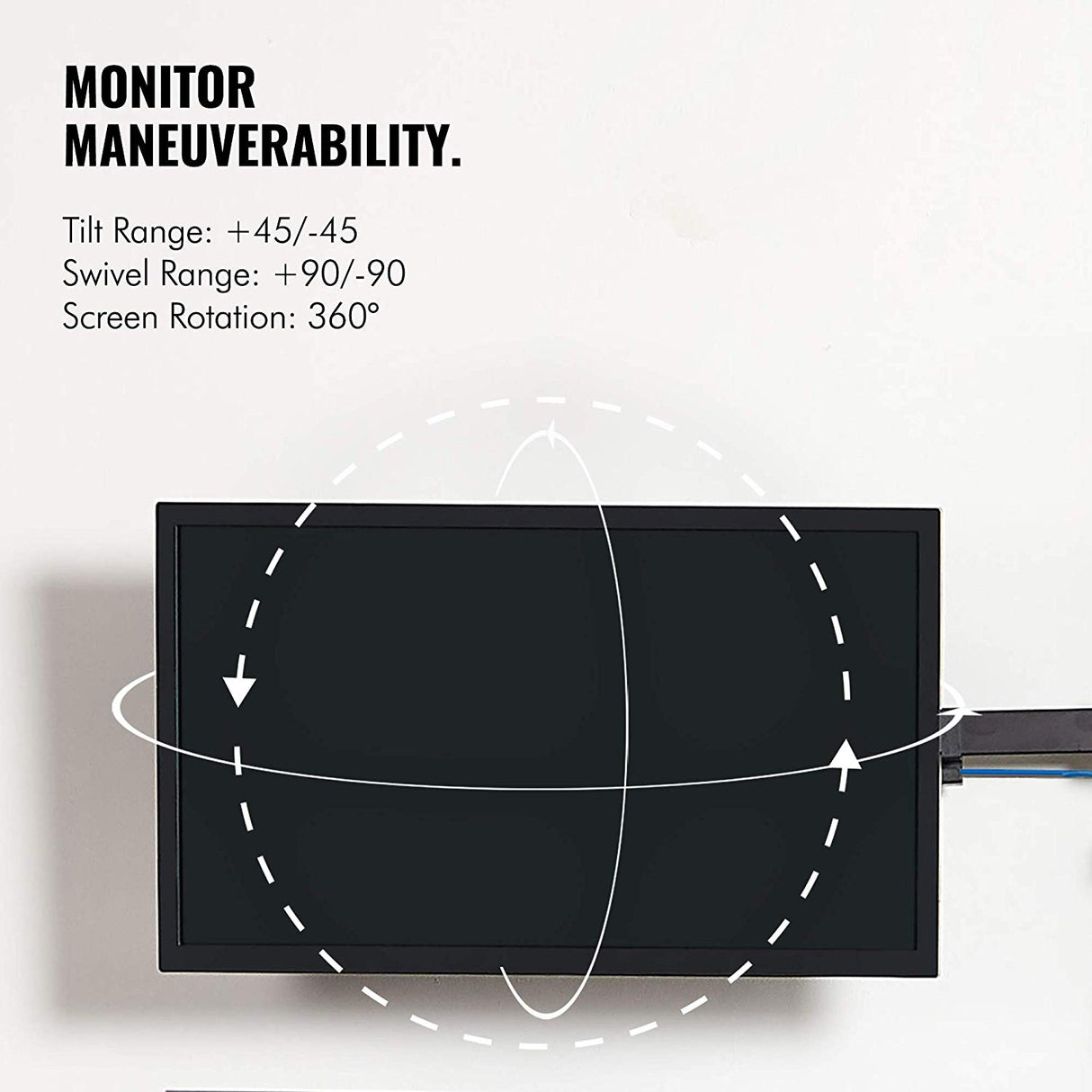 VonHaus namizni nosilec za 4 monitorje do 32''