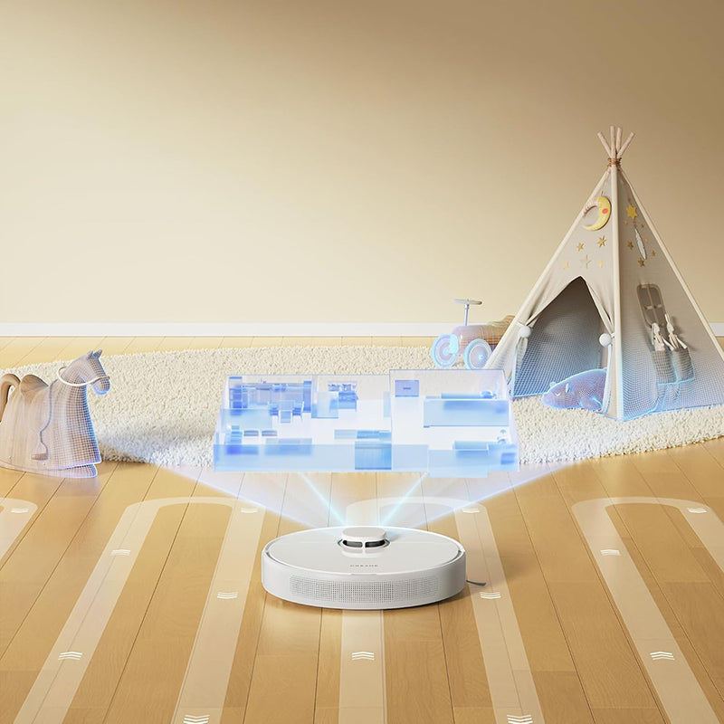 Dreame D9 Max Gen 2 robotski sesalnik, bel