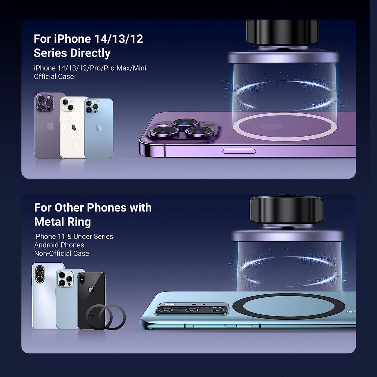 Ugreen MagSafe Air Vent Komplet držala za telefon v avtomobilu