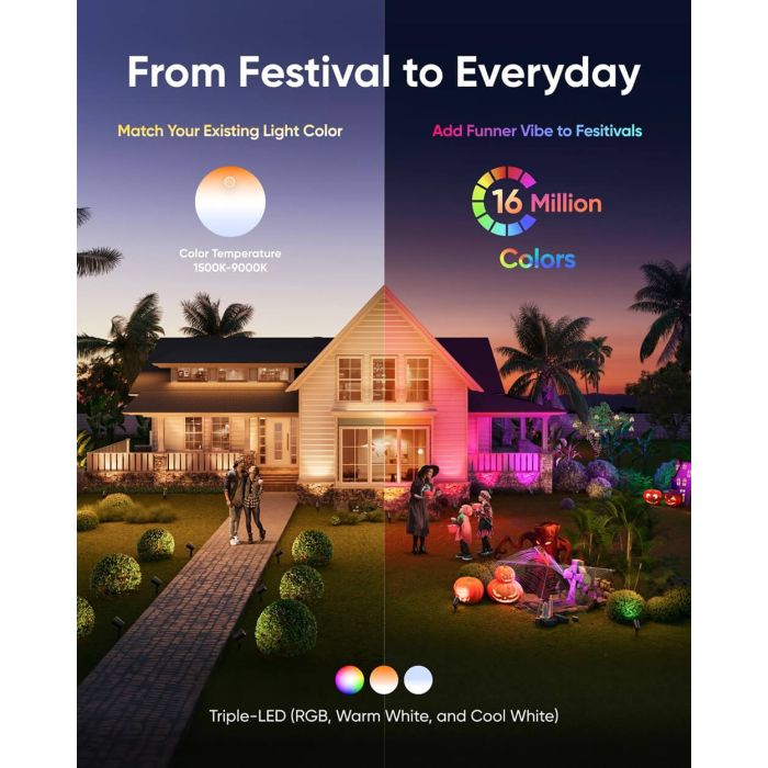 Anker Eufy zunanje okrasne RGB luči E10, 2-pack