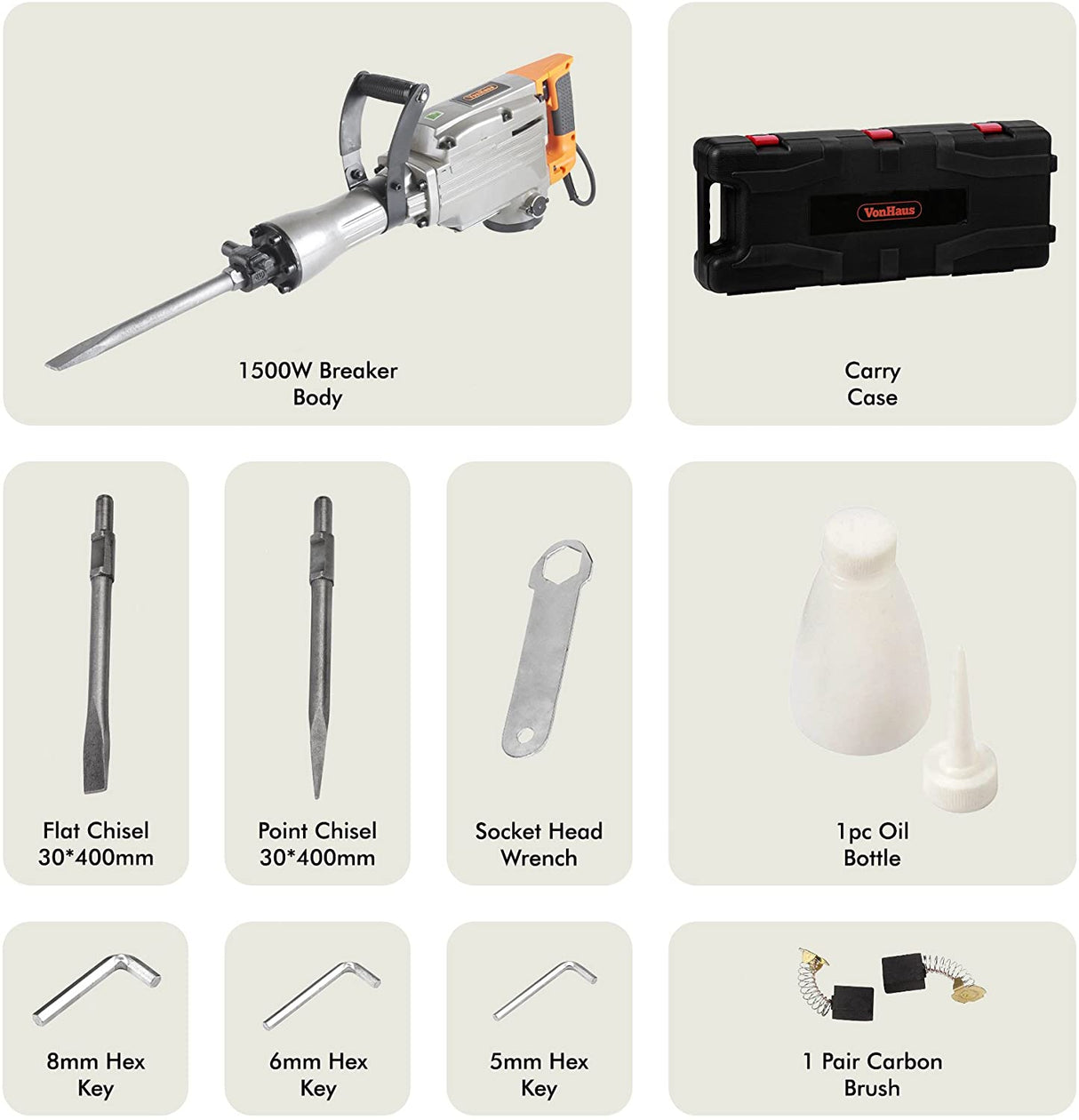 VonHaus udarno kladivo 1500W 3515270