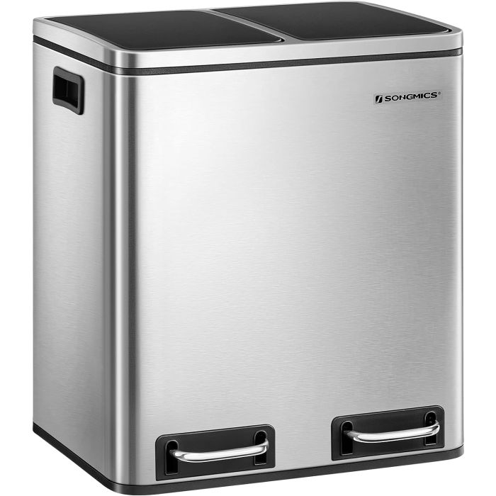 SONGMICS koš za ločevanje odpadkov 2x15L, LTB30H