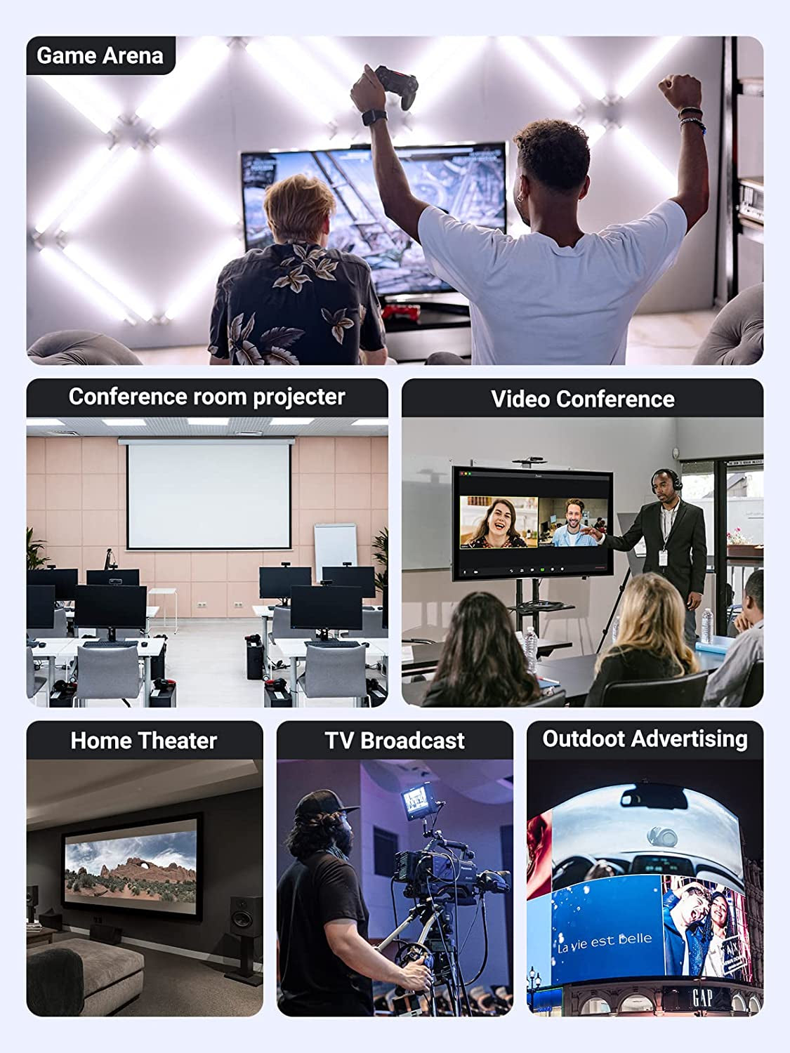 Ugreen 8K HDMI kabel 2.1 8K@60Hz 4K@120Hz, 5M - box