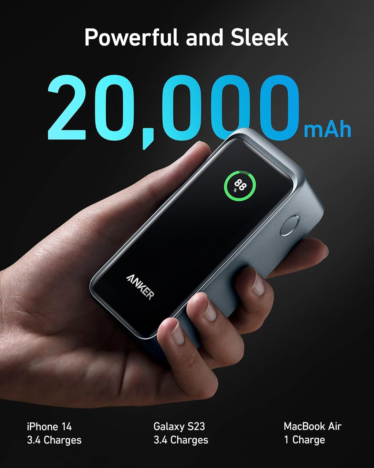 Anker Prime Powerbank 20000mAh 200W