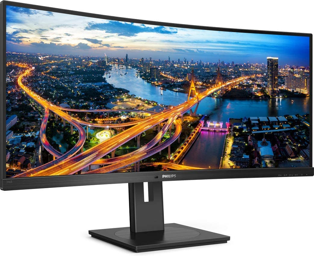 Philips 346B1C 34" UltraWide ukrivljen monitor z USB-C "docking" postajo za prenosnik