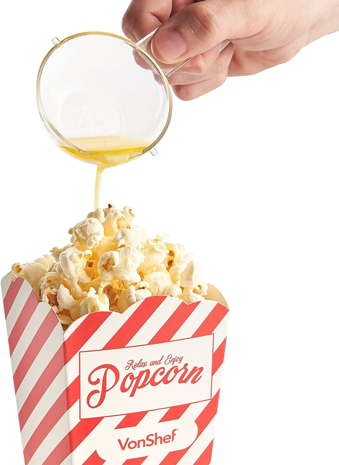 VonShef aparat za pripravo pokovke črn