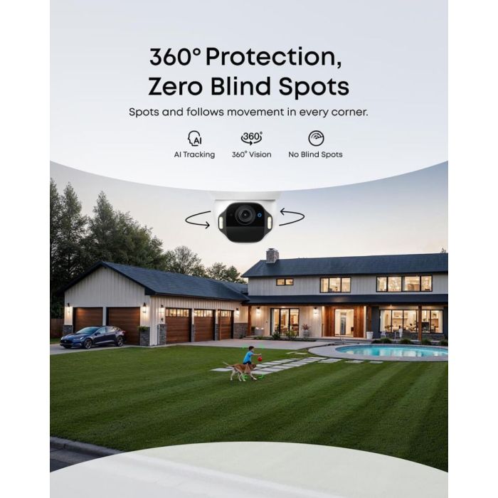 Anker Eufy Security SoloCam E42 komplet 4 kamer + HomeBase 3 baza + 4 solarni paneli