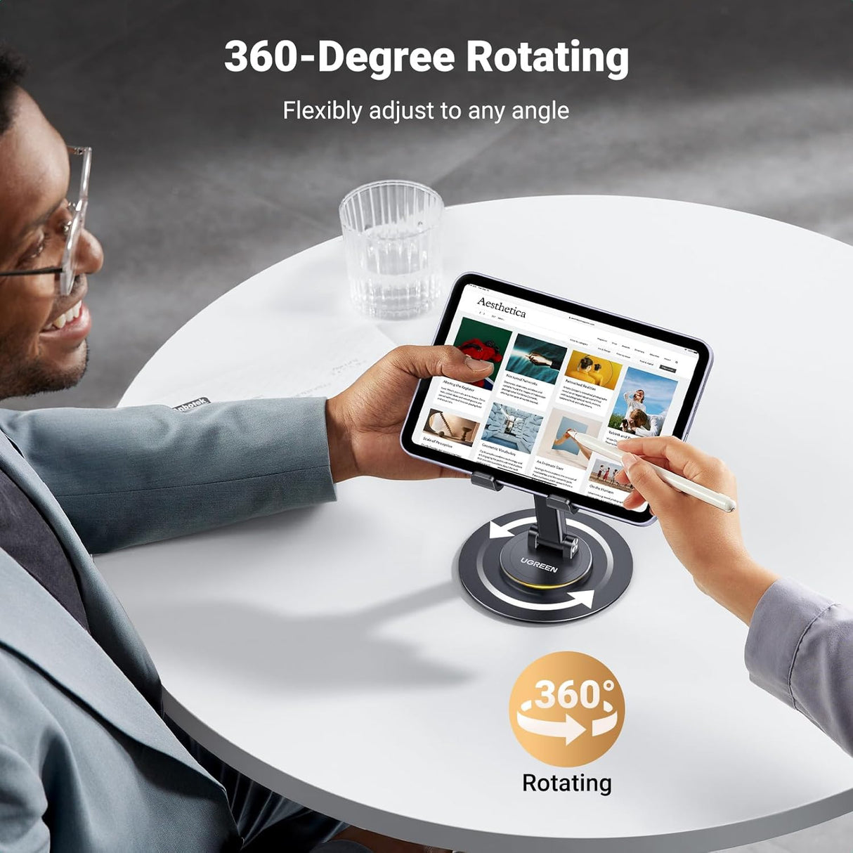 Ugreen namizno vrtljivo stojalo za telefon