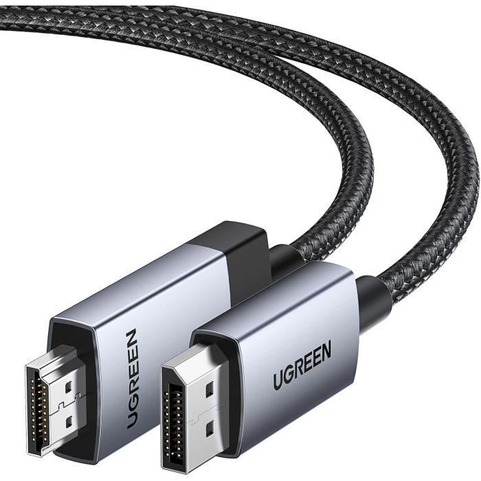 UGREEN DisplayPort na HDMI kabel 4K@60Hz HDR Active DP 1.2 v HDMI 2.0, 2M