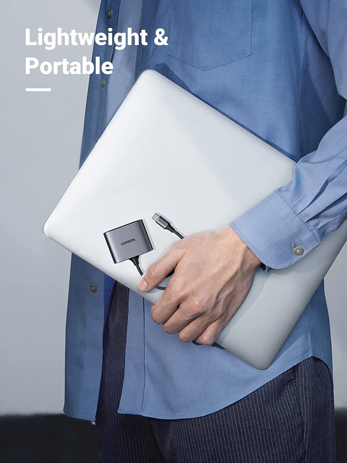 Ugreen USB-C čitalnik kartic 3v1