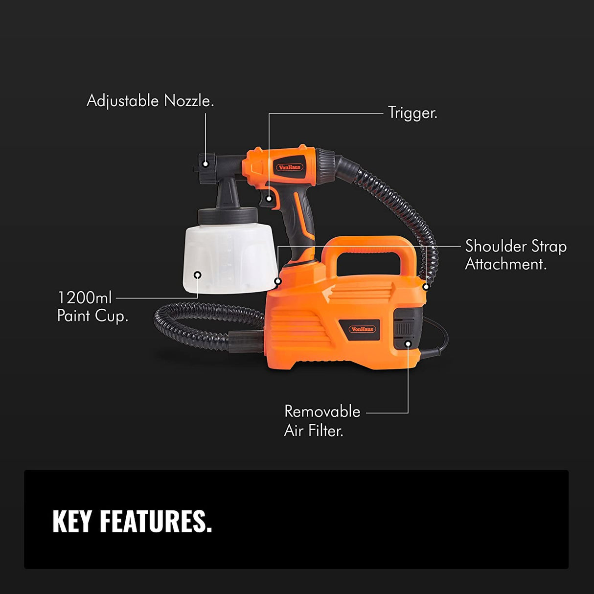 VonHaus sistem za pršilno barvanje 3515387