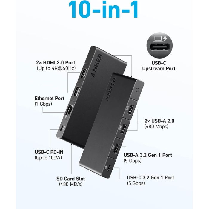 Anker 364 USB-C Hub, 10v1