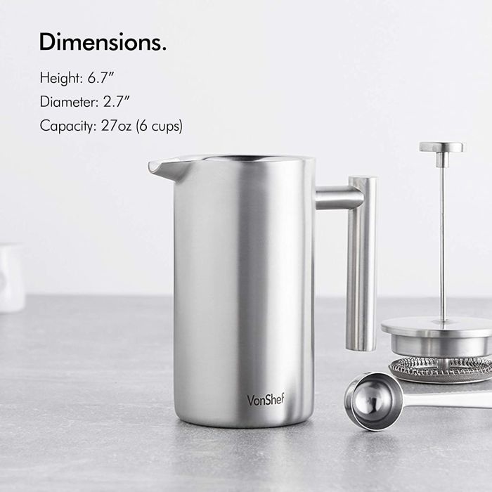 VonShef kafetiera za 6 skodelic