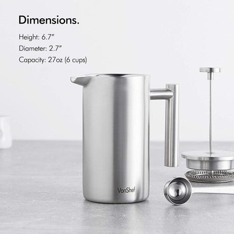 VonShef kafetiera za 6 skodelic