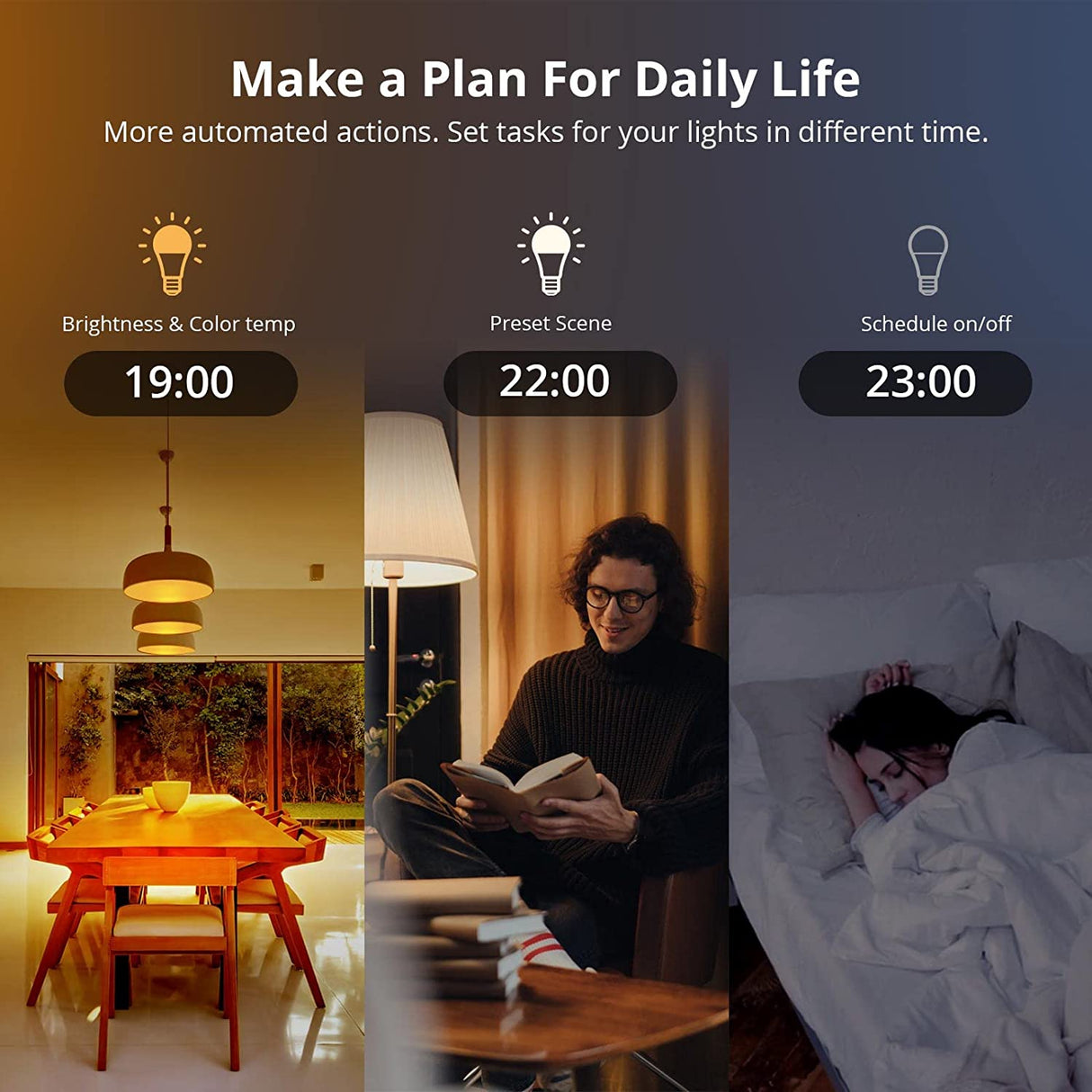 SONOFF Wi-Fi/Bluetooth pametna LED sijalka E27 9W