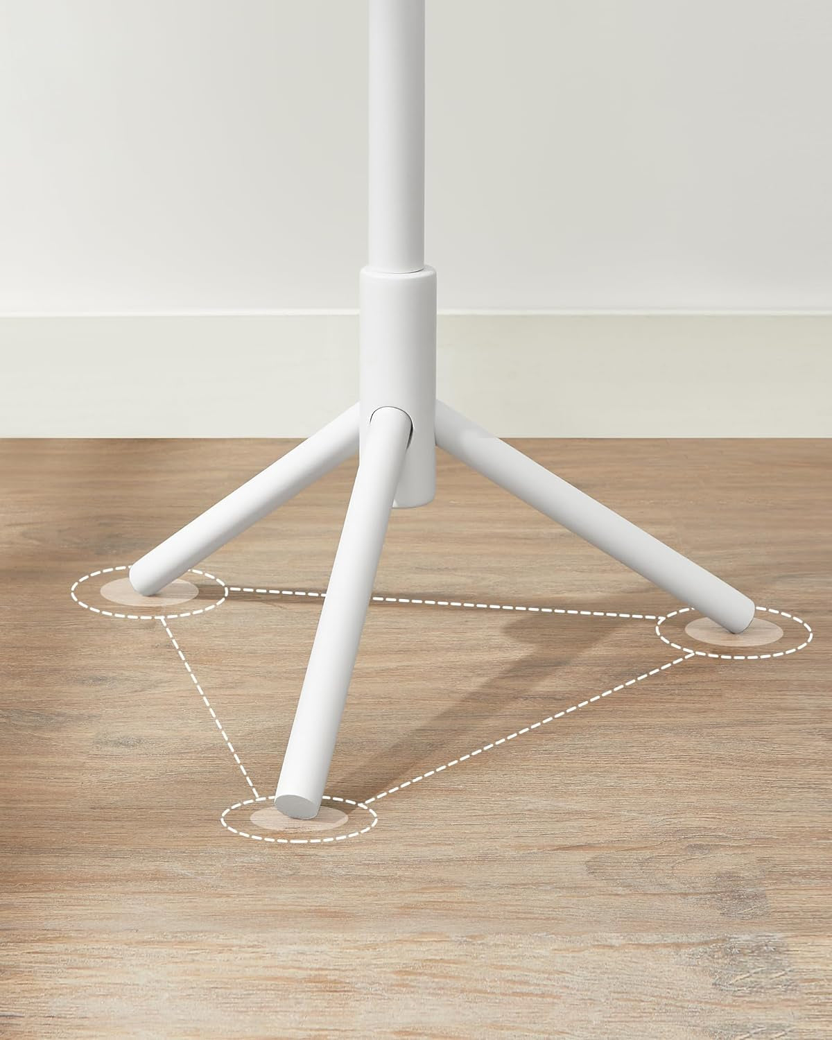 Vasagle lesen obešalnik bel RCR04WT