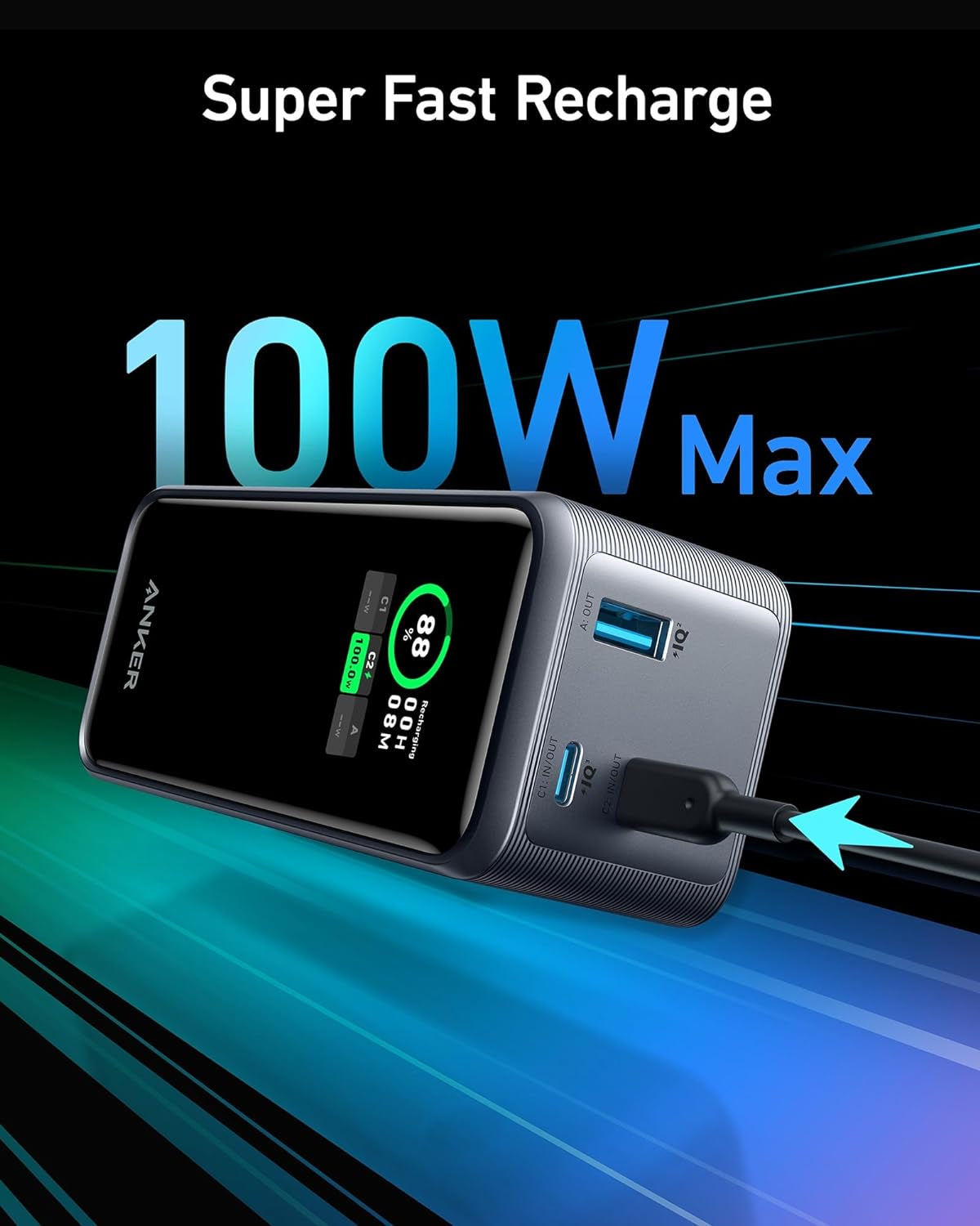 Anker Prime Powerbank 20000mAh 200W