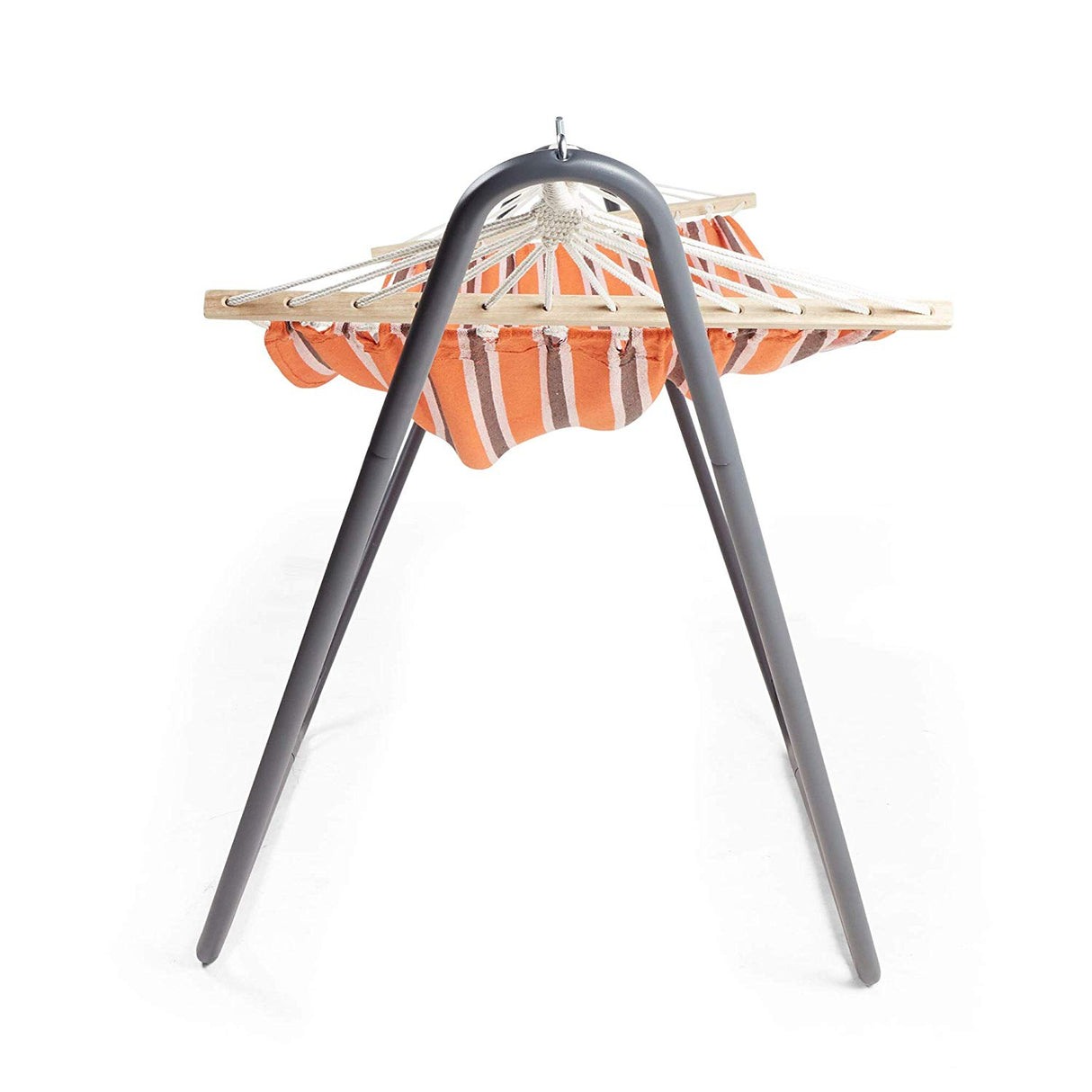 VonHaus viseča mreža z okvirjem oranžna