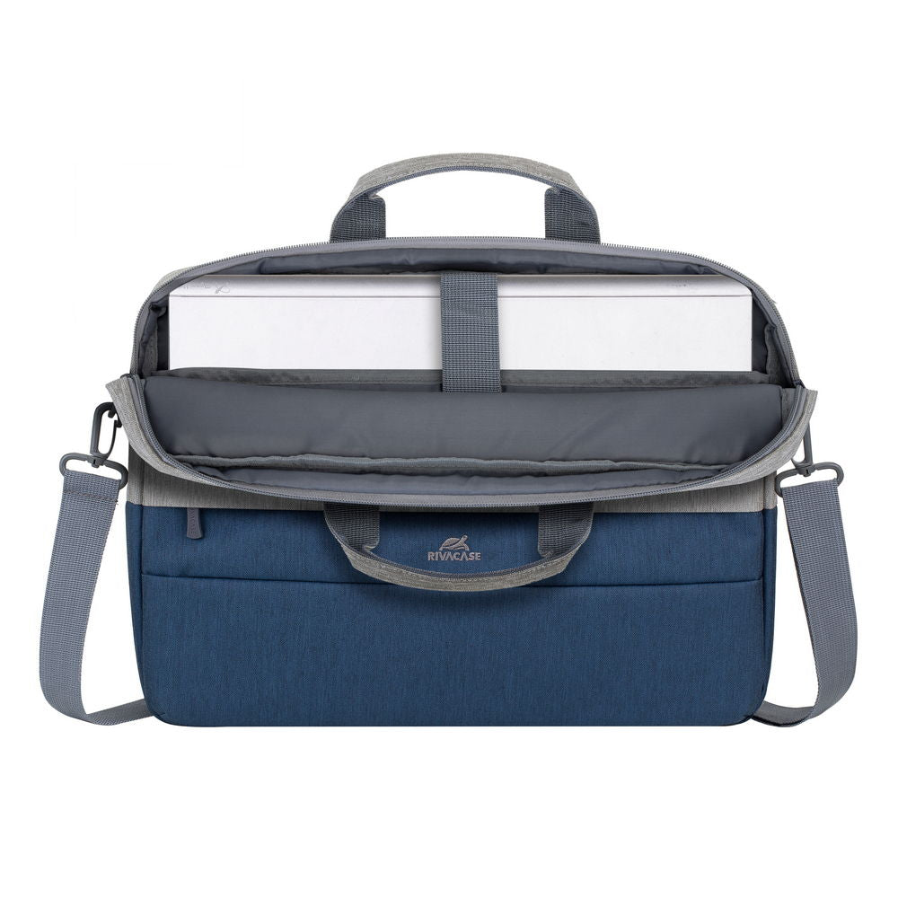 RivaCase torba za prenosnik 15.6" sivo-modra 7532