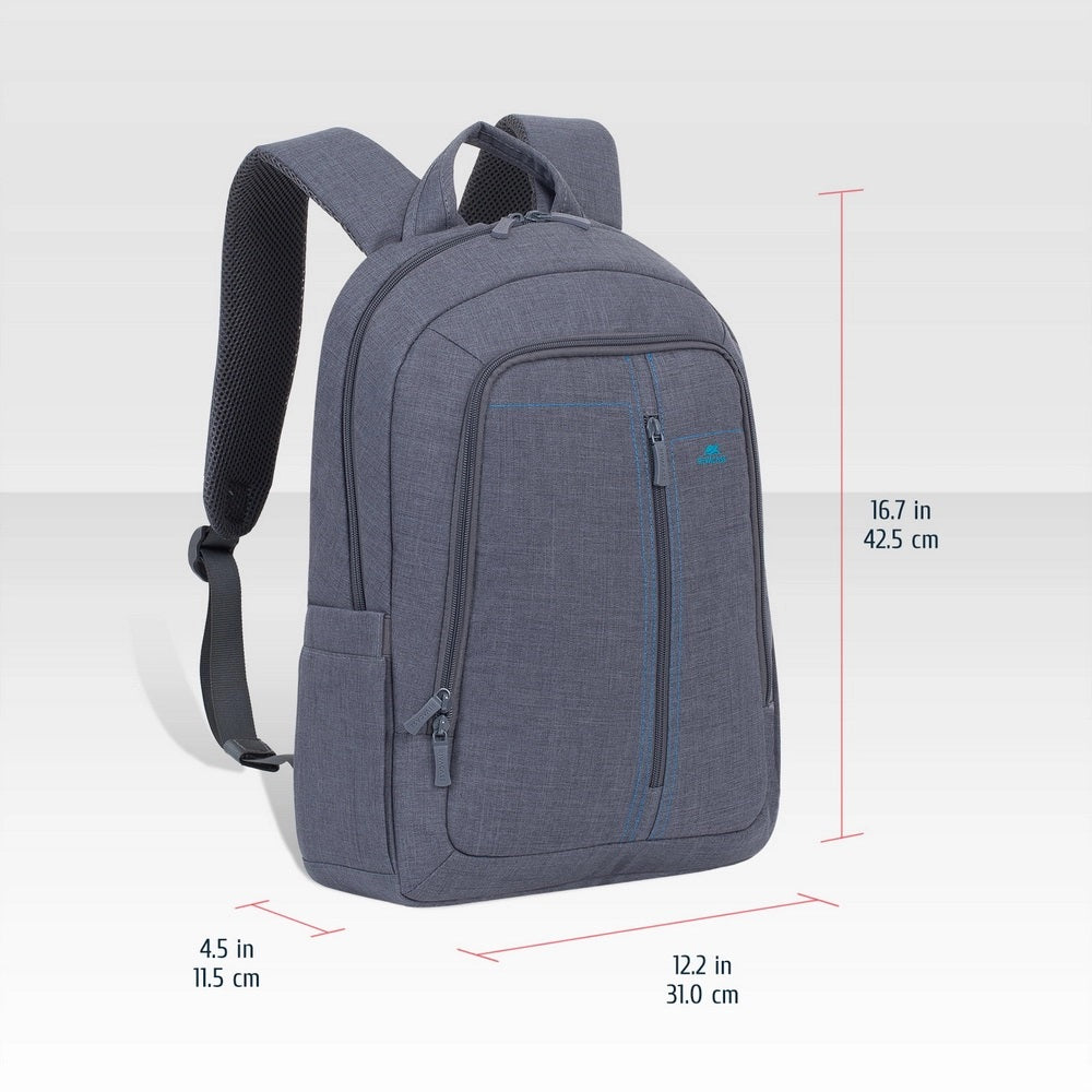 RivaCase nahrbtnik za prenosnik 15.6" 7560 siv