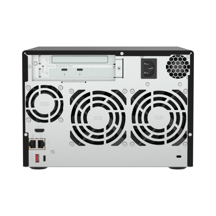 QNAP NAS za 6 diskov, 32GB ram; 2,5Gb mreža, Thunderbolt