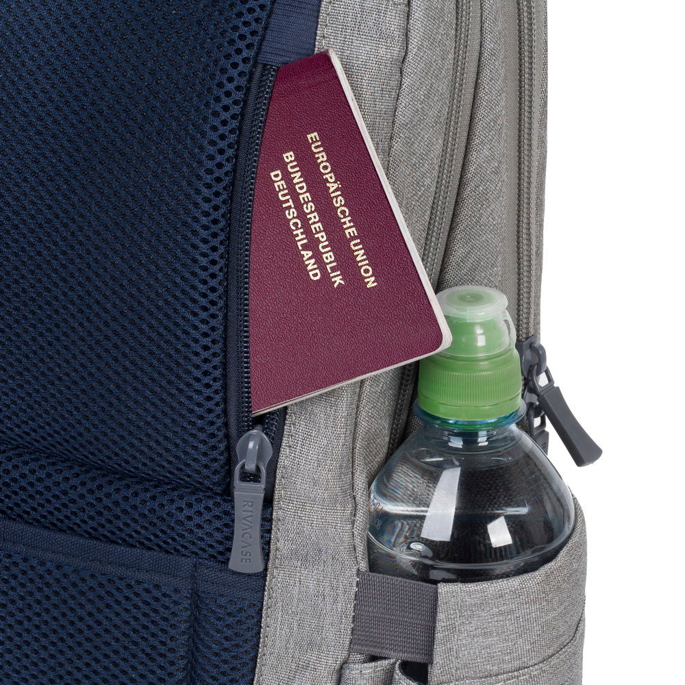 RivaCase ECO nahrbtnik za prenosnik 15.6" 7760 siv