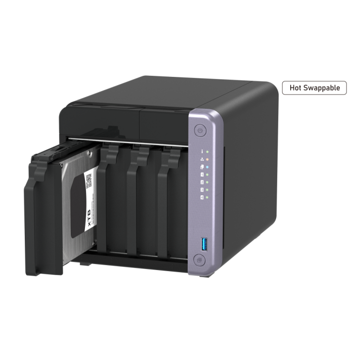 NAS strežnik za 4 diske 4GB ram, 10Gb SFP+ mreža