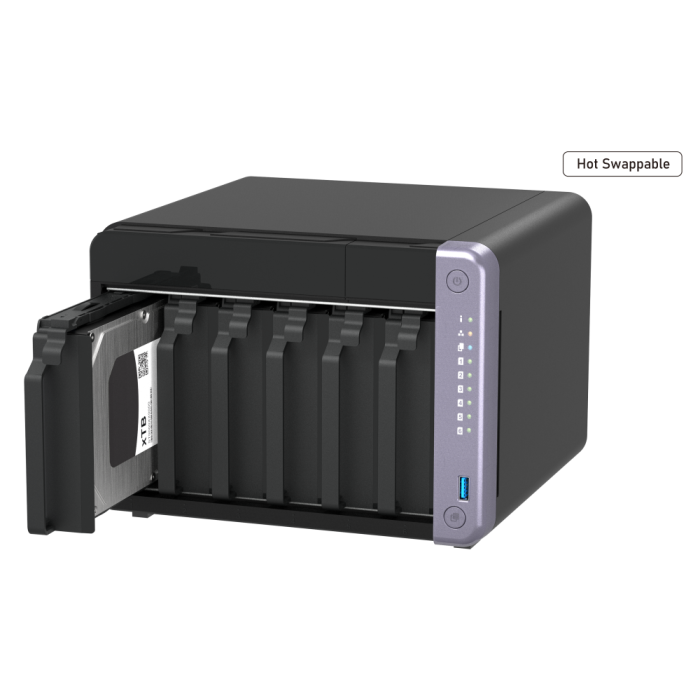 NAS strežnik za 6 diskov, 4GB rama; 2x10Gb mreža