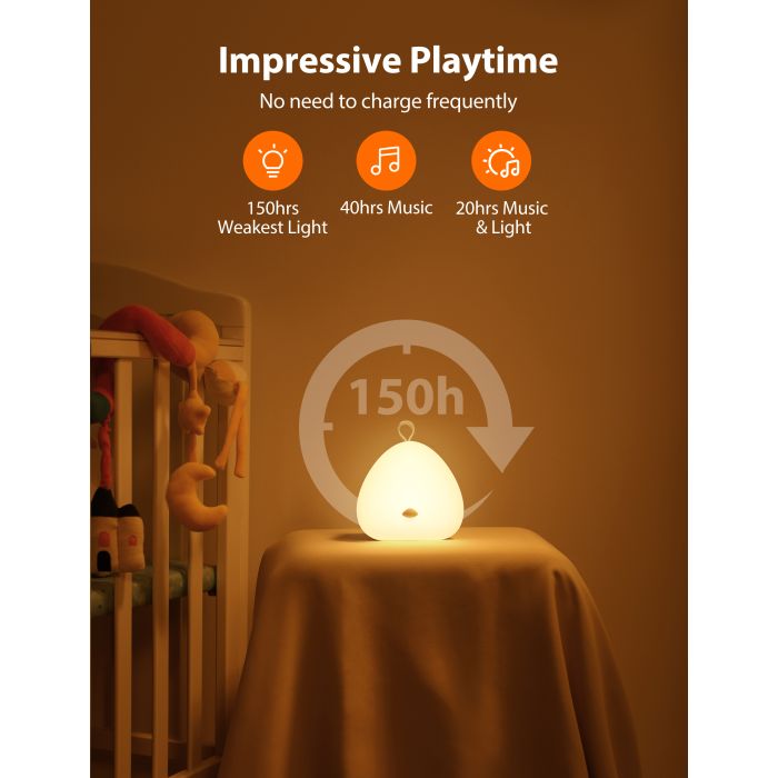 VAVA otroška nočna lučka Little Chick rumena