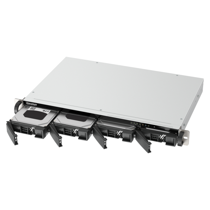 NAS strežnik za 4 diske, 1U rack, 4GB ram, 2,5Gb mreža